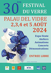 Affiche 30eme festival du verre